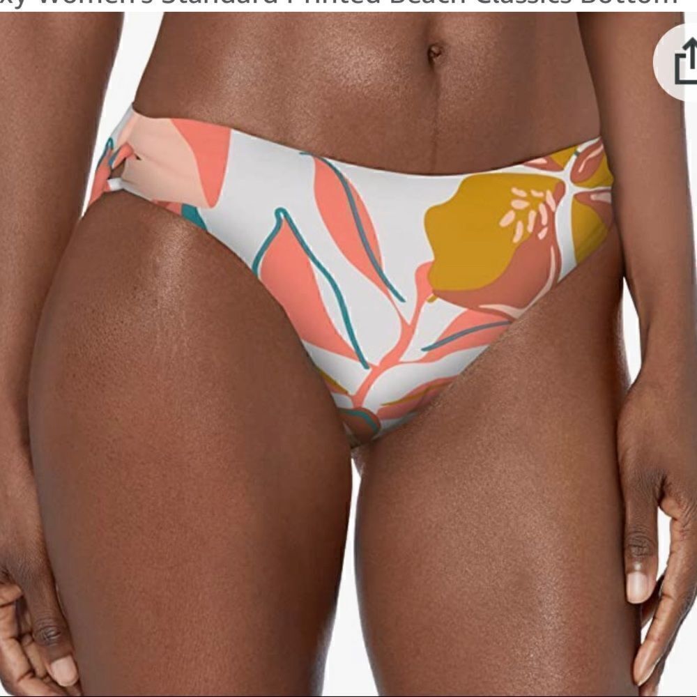 Roxy Women's Standard Printed Beach Classics Bottom ONLY